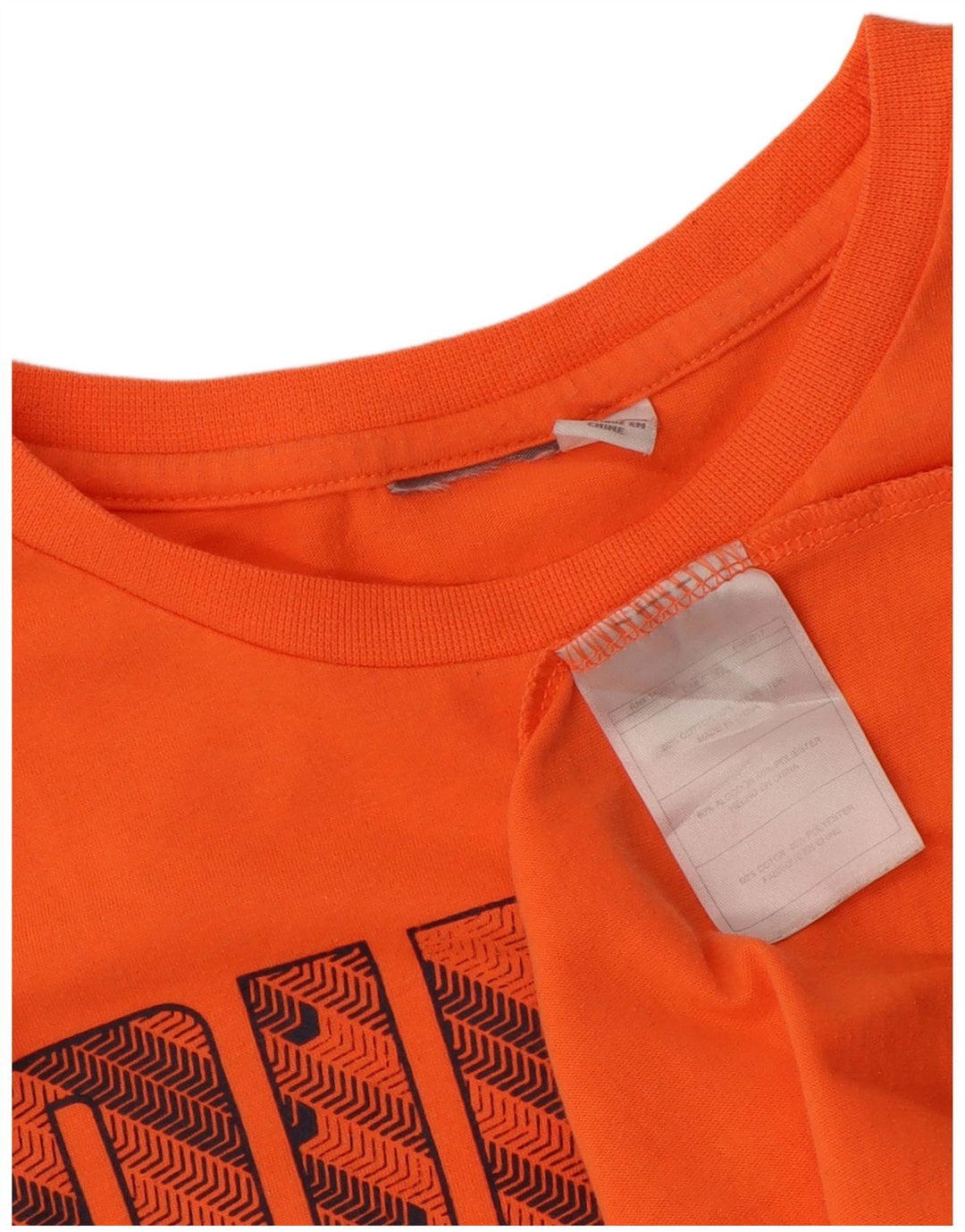 PUMA Jungen Graphic T-Shirt Top 13-14 Jahre Orange Baumwolle