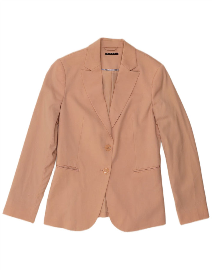 Sisley Damen-Blazer mit 2 Knöpfen, Gr. 10, Größe S, Rosa, Polyester