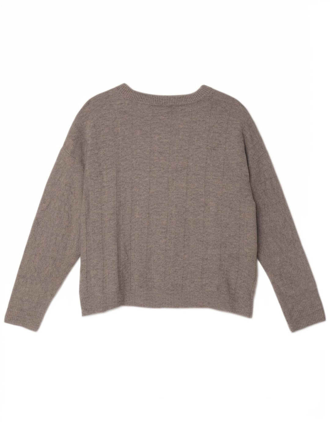 Marks & Spencer Damen-Pullover, übergroß, U-Boot-Ausschnitt, Gr. 10, Größe S, Grau
