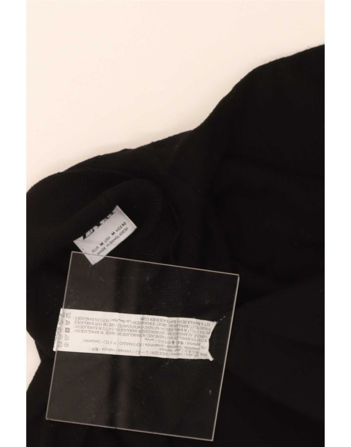 Rollkragenpullover für Herren von Zara, mittelschwarze Viskose