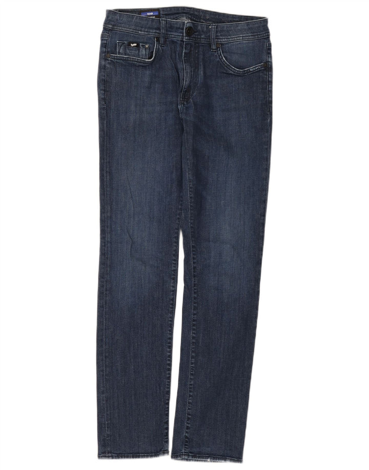 Gas Damen Slim Jeans W31 L32 Blaue Baumwolle