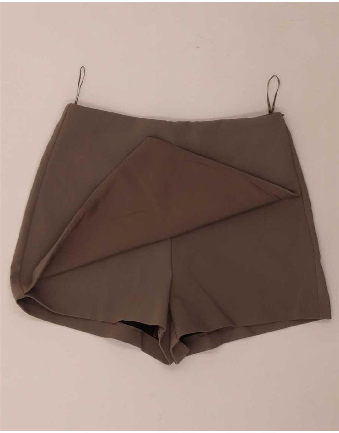 Zara Damen Skort Shorts UK 12 Mittelgrau