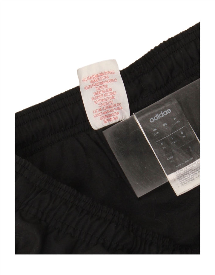 ADIDAS Boys Tracksuit Trousers Joggers 13-14 Years  Black Polyester Vintage Adidas and Second-Hand Adidas from Messina Hembry 