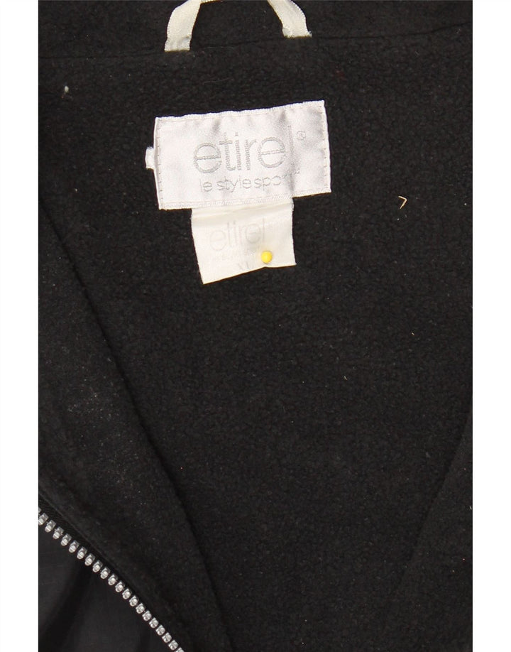 ETIREL Mens Pullover Windbreaker Jacket UK 42 XL Black Colourblock Nylon Vintage Etirel and Second-Hand Etirel from Messina Hembry 