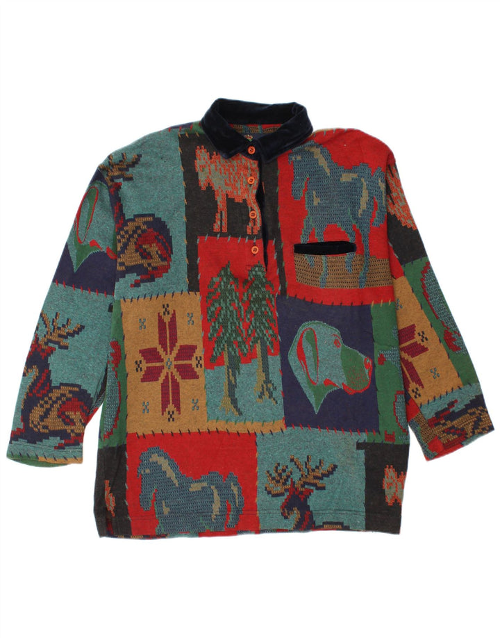 Johnny Lambs Damen Rollkragenpullover Pullover IT 44 Medium Mehrfarbig