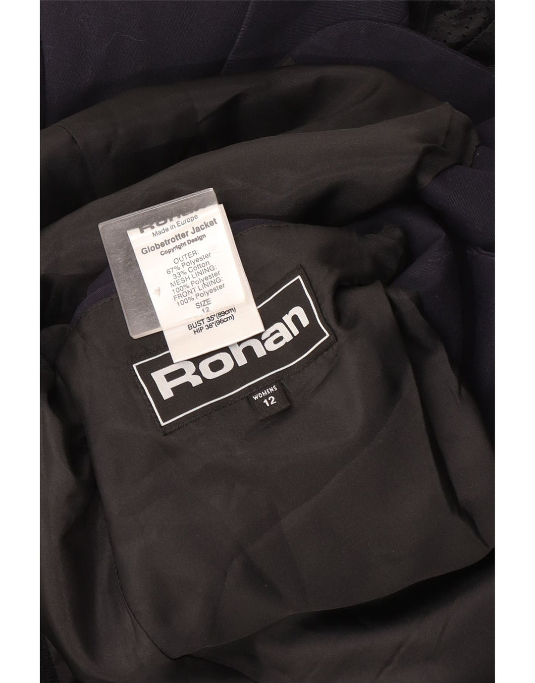 Rohan Damen-Blazerjacke mit 3 Knöpfen, UK 12, Mittelmarineblau, Polyester