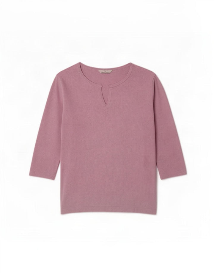 Marks & Spencer Damen St. Michael Top 3/4 Ärmel UK 12 Medium Purple