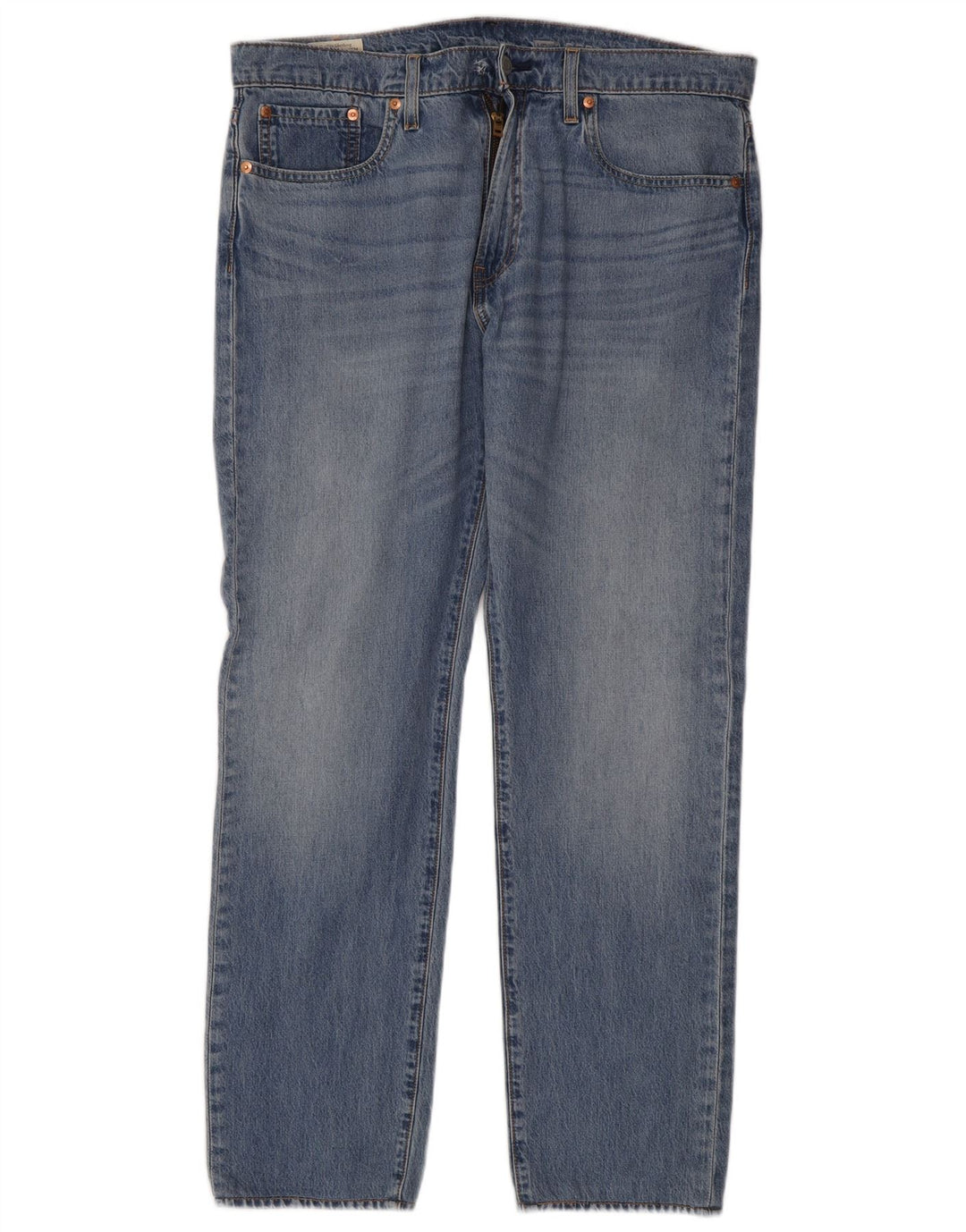 Levi's Herren 502 Tapered Jeans W33 L32 Blaue Baumwolle