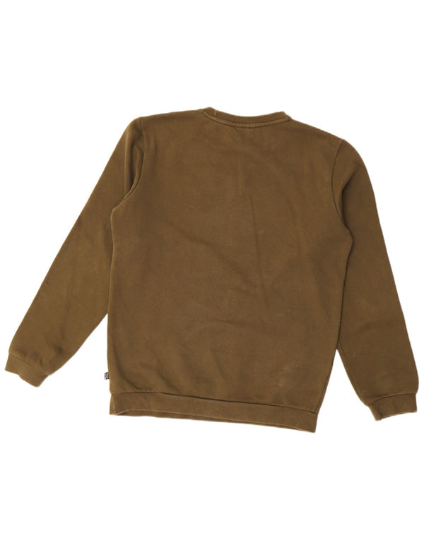 Puma Jungen Grafik Sweatshirt Pullover 15–16 Jahre Khaki Baumwolle