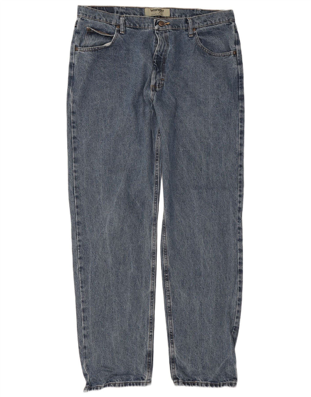 Wrangler Herren Straight Jeans W38 L34 Blaue Baumwolle