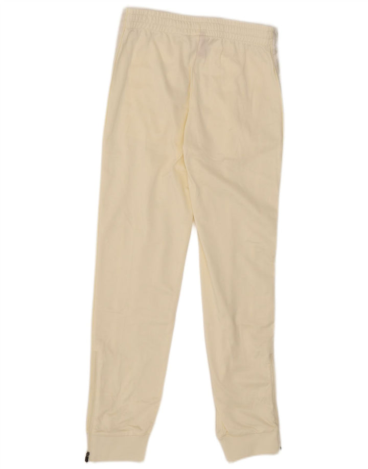 Kappa Herren Grafik-Trainingshose, Jogginghose, XS, Off-White-Polyester