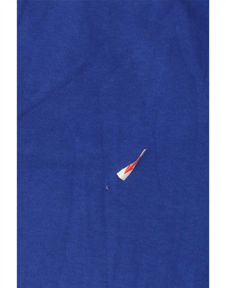 Adidas Herren-Trainingshose mit Grafik, mittelblaue Baumwolle