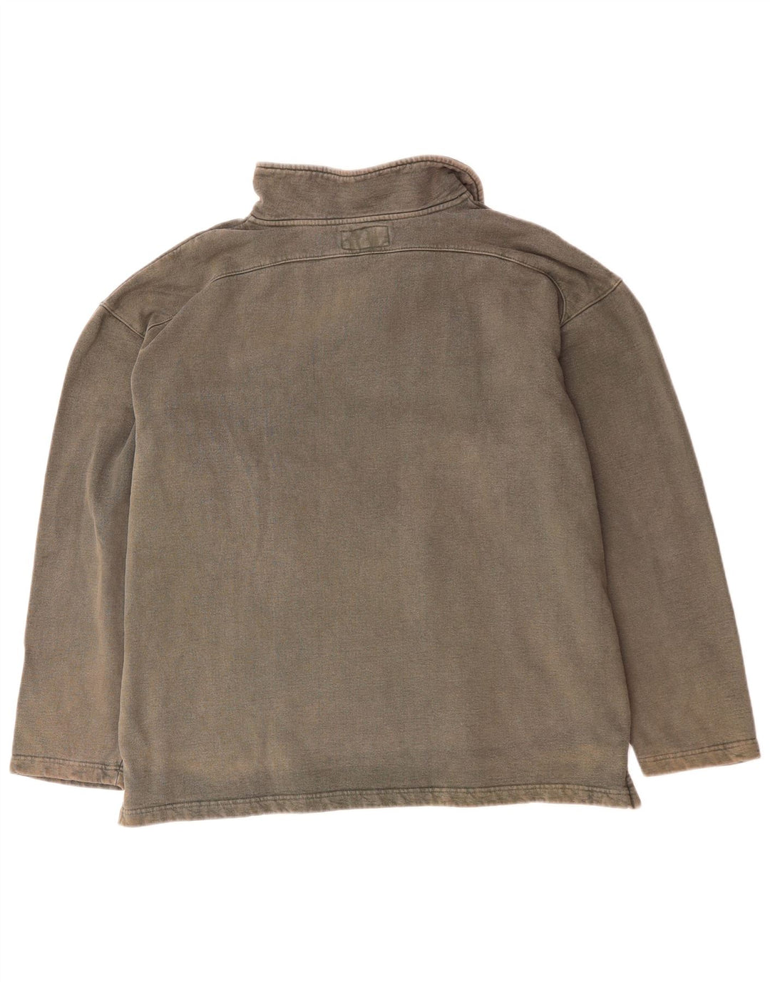 WEIRD FISH Herren-Sweatshirt mit Reißverschluss, XL, graue Baumwolle