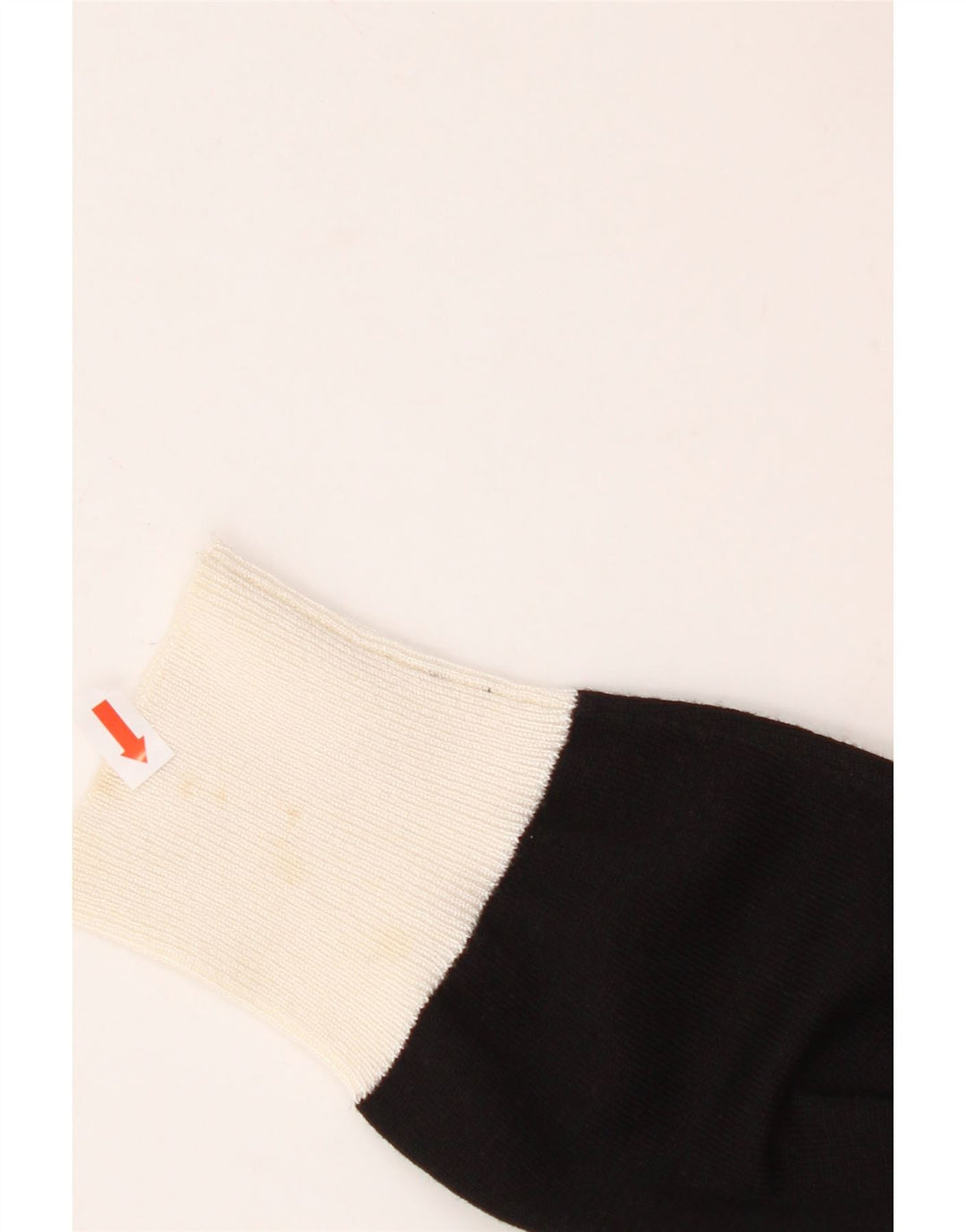 MARKS & SPENCER Womens Cardigan Sweater UK 12 Medium Black Colourblock Vintage Marks & Spencer and Second-Hand Marks & Spencer from Messina Hembry 