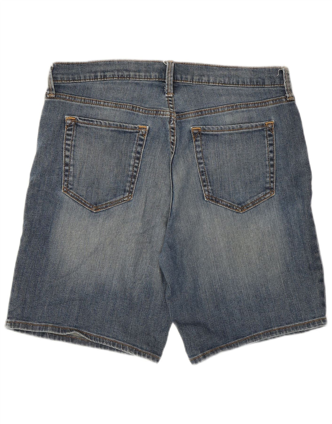 Eddie Bauer Damen Boyfriend-Jeansshorts US 8 Medium W32 Blaue Baumwolle