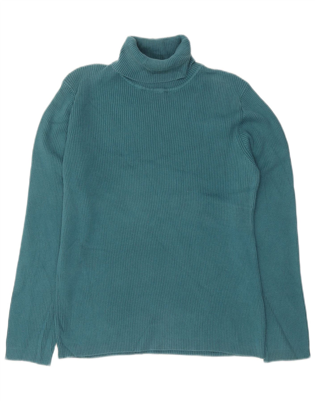 ORVIS Rollkragenpullover für Damen, UK 16, Größe L, Blau, Baumwolle