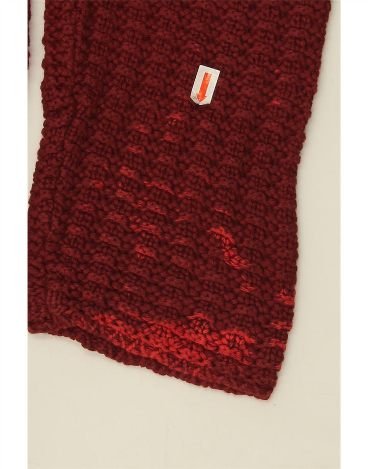 Zara Herren-Pullover mit Rundhalsausschnitt, XL, Burgunderrot