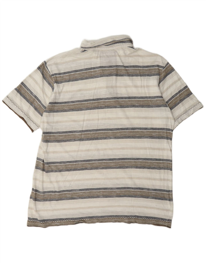 Weird Fish Herren-Poloshirt XL, mehrfarbig, gestreift, Baumwolle
