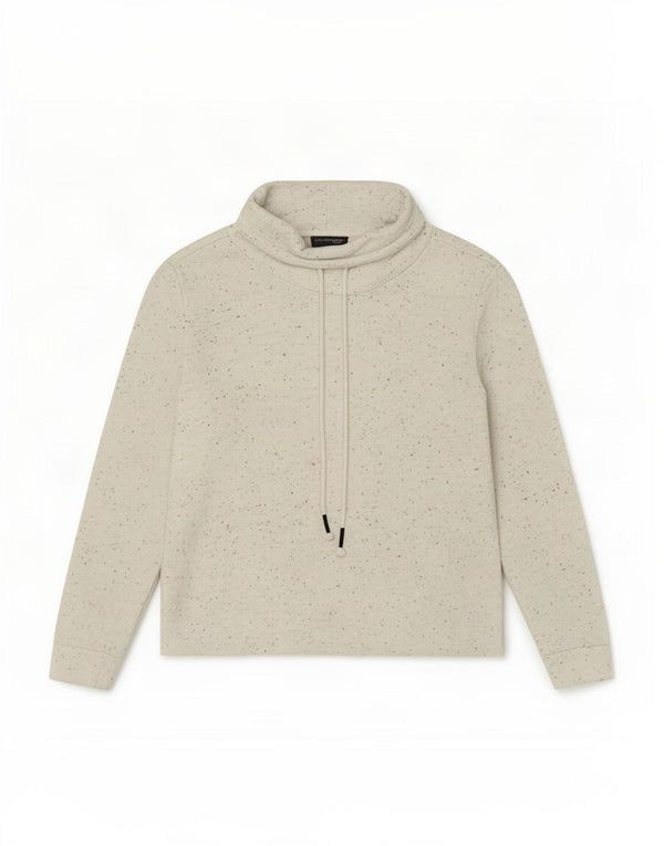 Marks & Spencer Damen Sweatshirt Pullover UK 10 Small Off White Flecked