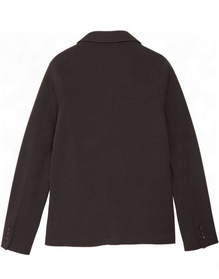 Cerruti 1881 Herren-Strickjacke mit 3 Knöpfen, kleine graue Wolle