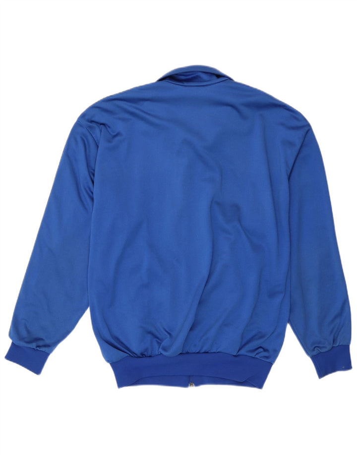 Asics Herren Graphic Trainingsanzug Top Jacke Mittelblaues Polyamid