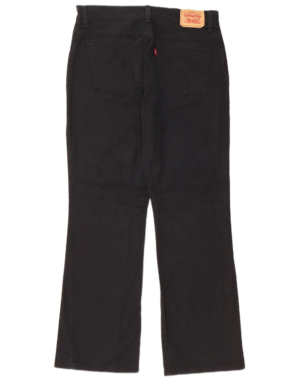 Levi's Damen 550 Relaxed Fit Bootcut Jeans US 12 Large W34 L32 Schwarz