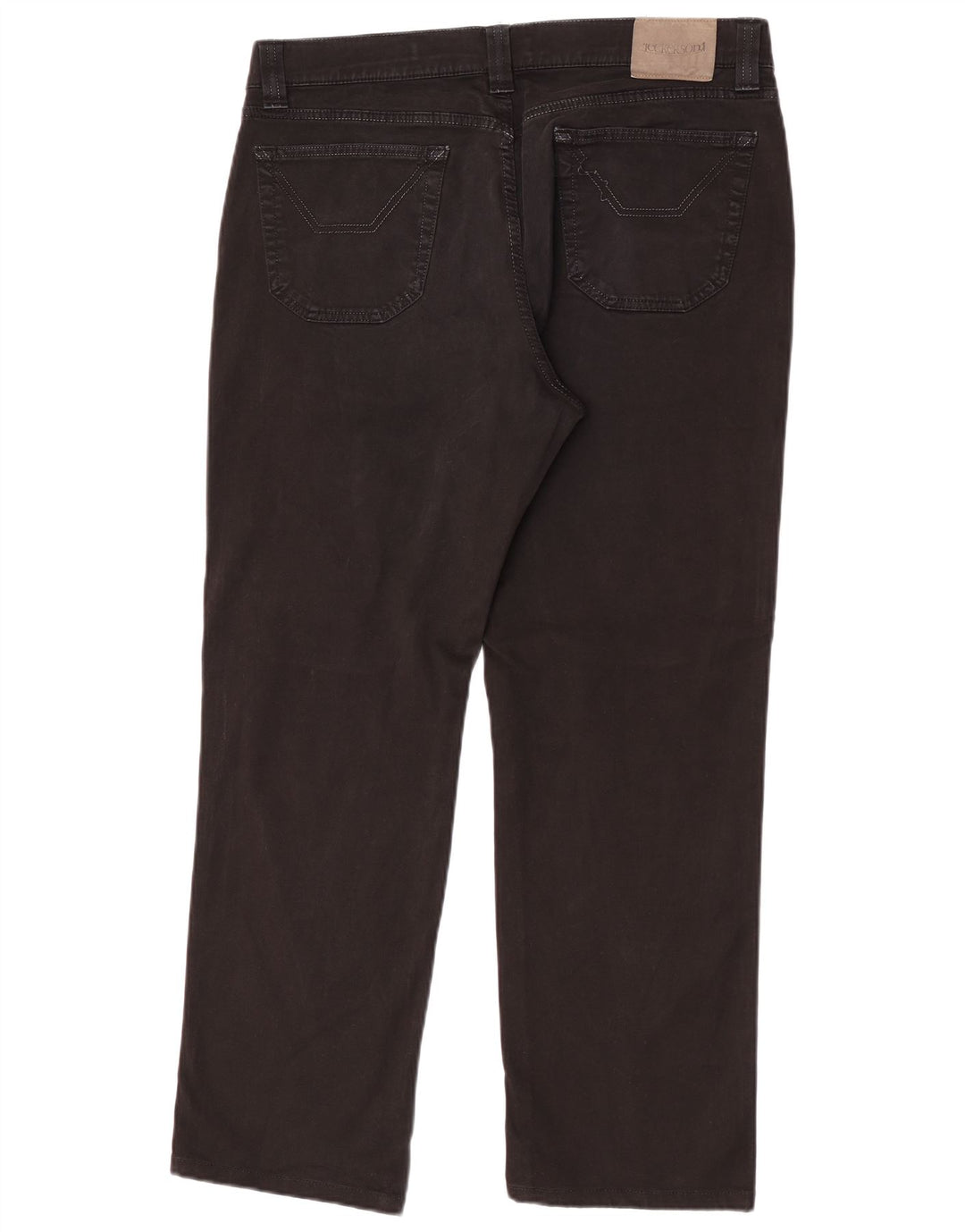 Jeckerson Herren Straight Jeans W38 L30 Schwarze Baumwolle