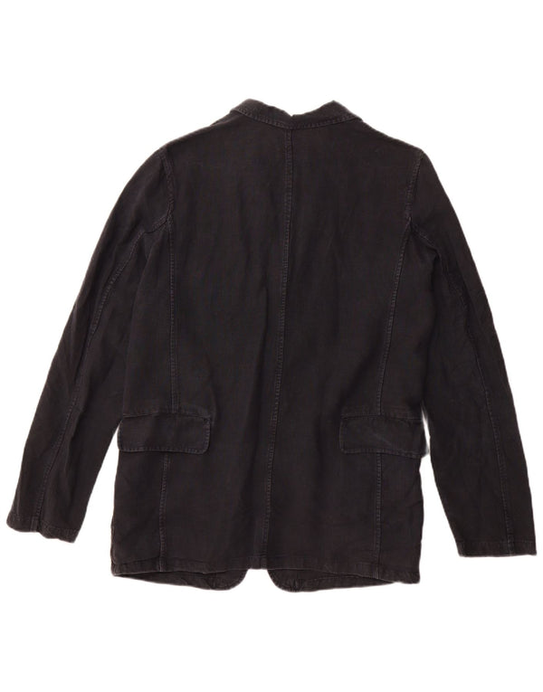Replay and Sons Jungen-Blazer mit 3 Knöpfen, 15–16 Jahre, 2XL, schwarzes Leinen