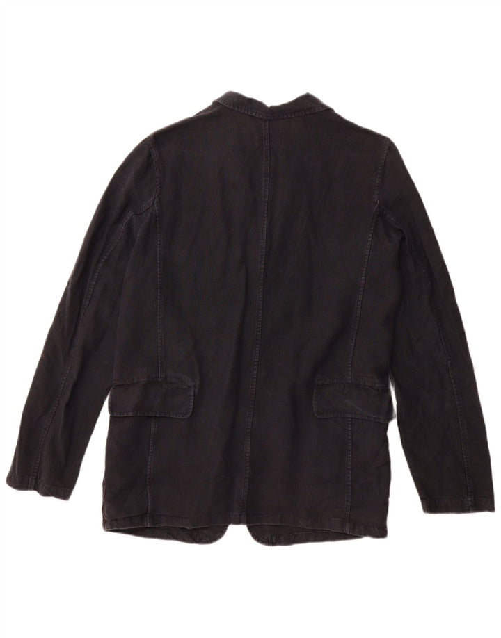 Replay and Sons Jungen-Blazer mit 3 Knöpfen, 15–16 Jahre, 2XL, schwarzes Leinen