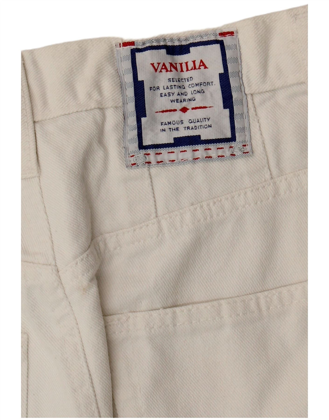 VANILIA Damen Jeansrock W26 Small Weiß