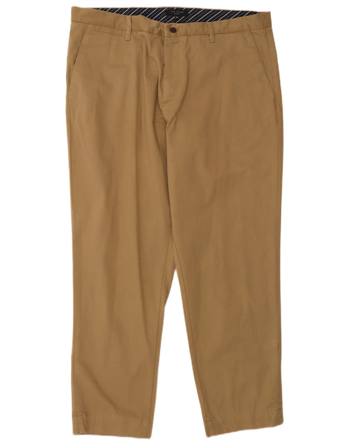 Gerade Chino-Hose für Herren von Ted Baker, W36, L28, Beige, Baumwolle