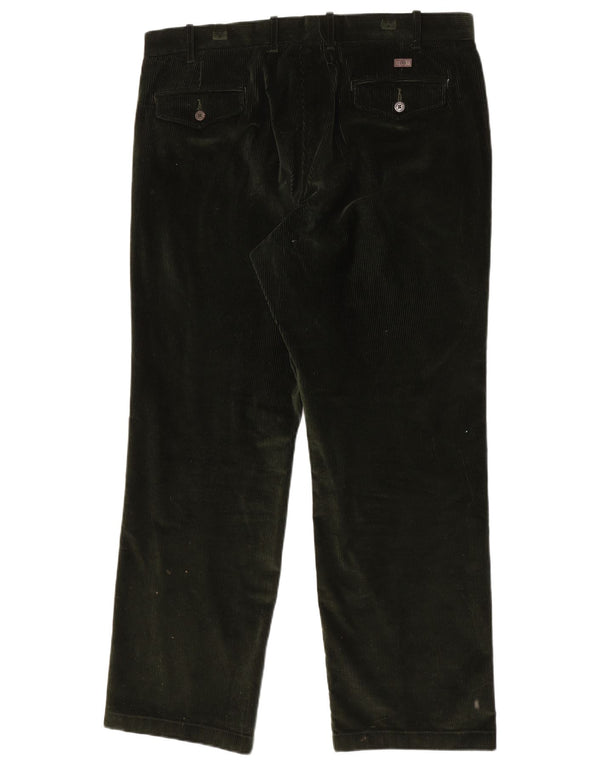 Marks & Spencer Herren Blue Harbour Gerade Cordhose W38 L31 Grün