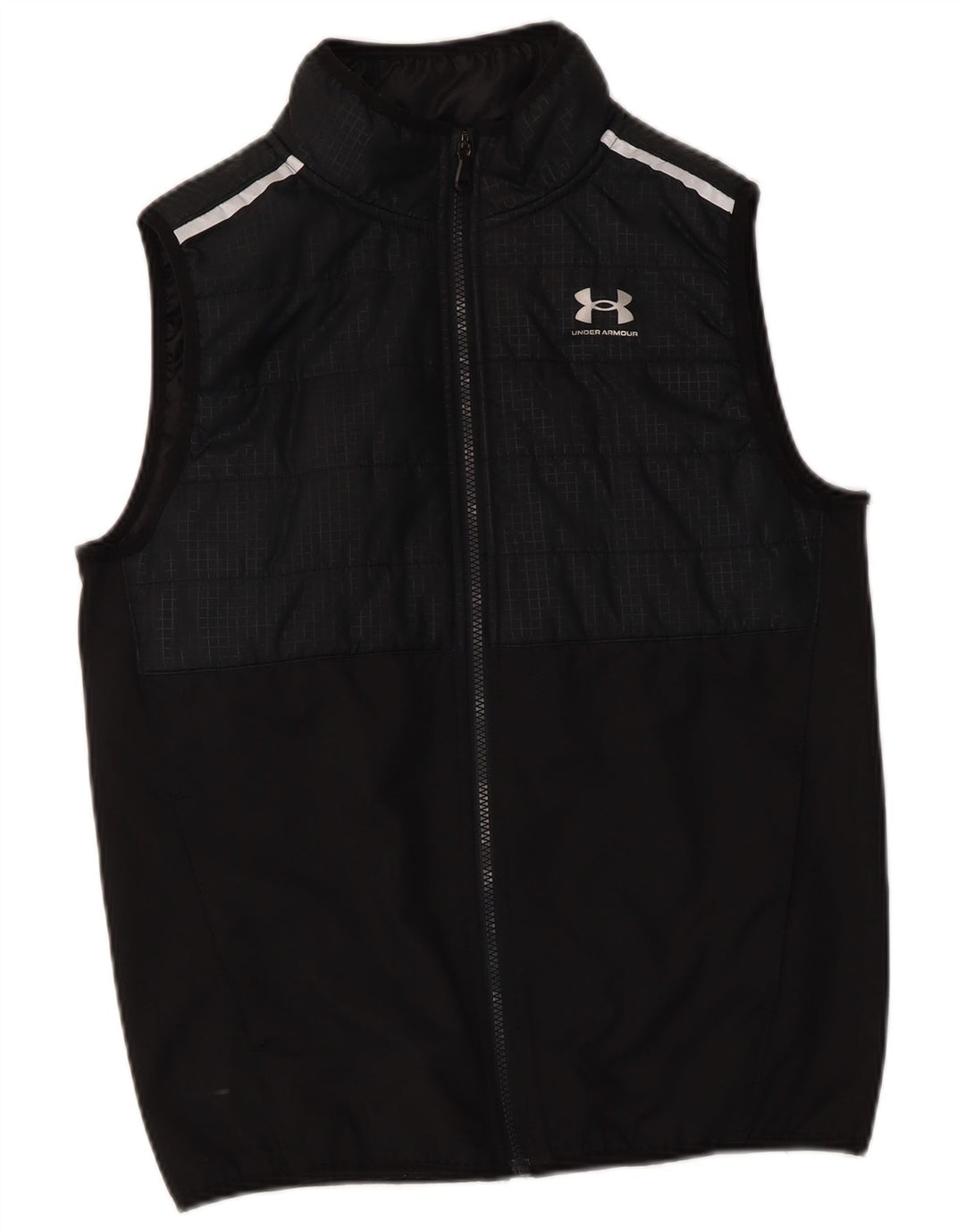 Under Armour Jungen ärmellose Trainingsjacke, 12–13 Jahre, Schwarz