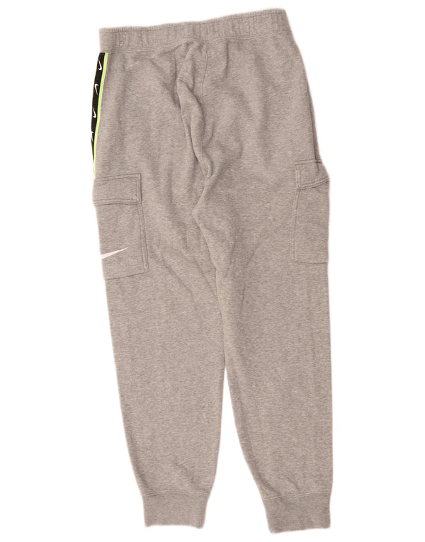 NIKE Herren Graphic Cargo-Trainingshose aus mittelgrauer Colourblock-Baumwolle