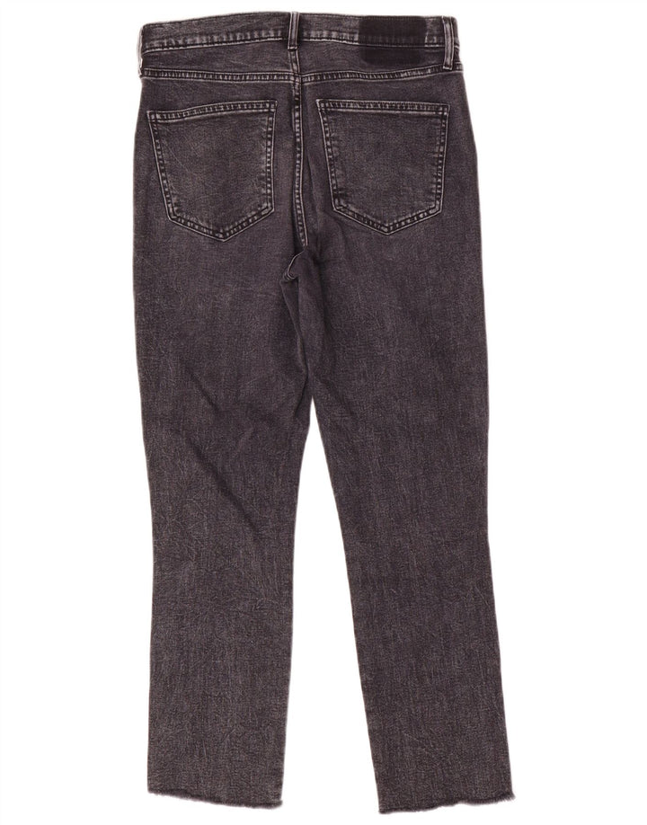 Gap Damen Cigarette High Rise Slim Jeans W29 L27 Graue Baumwolle
