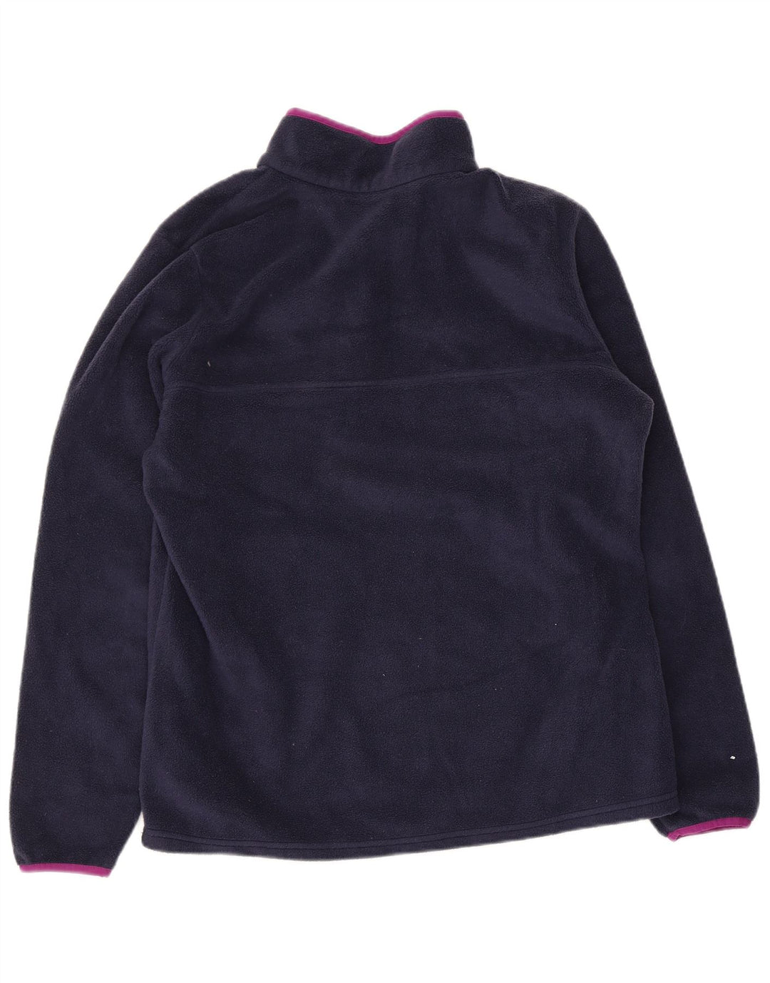 Columbia Damen-Fleecepullover mit Knopfkragen, UK 16, Größe L, Marineblau, Polyester