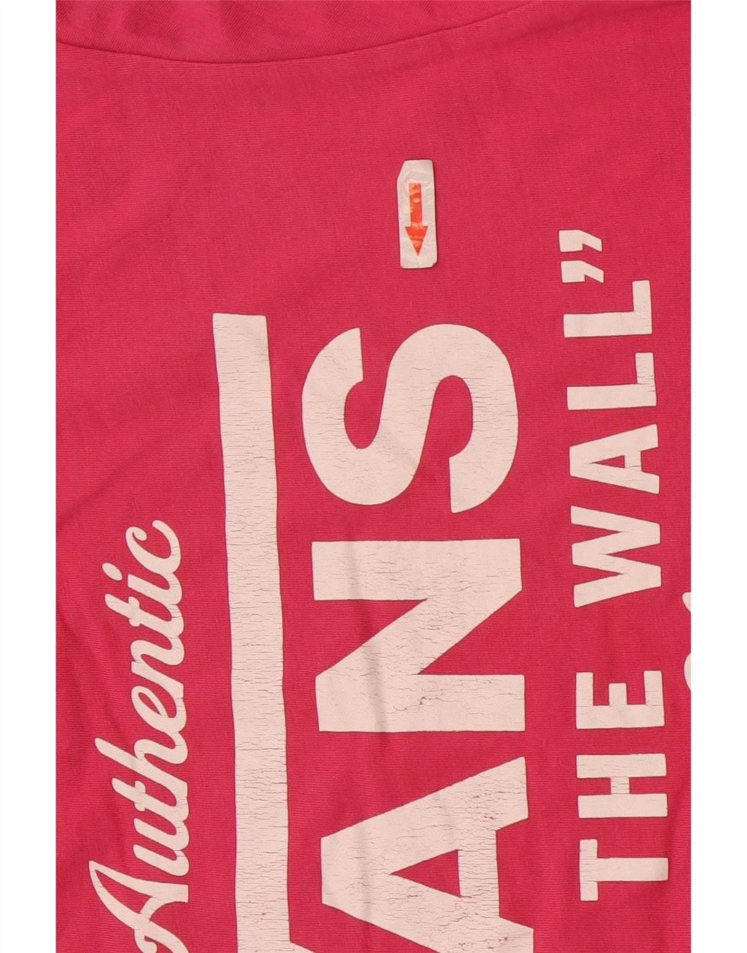 Vans Herren Slim Fit Grafik-T-Shirt-Oberteil Mittelrosa