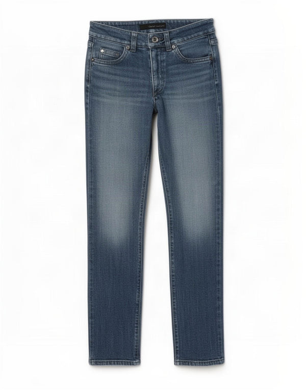 Calvin Klein Damen Slim Jeans W28 L28 Blau