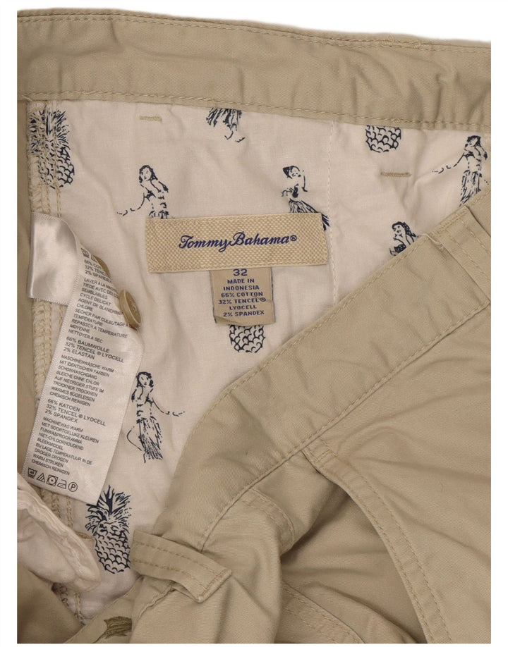 Tommy Bahama Herren Chinoshorts W32 Mittelbeige Baumwolle