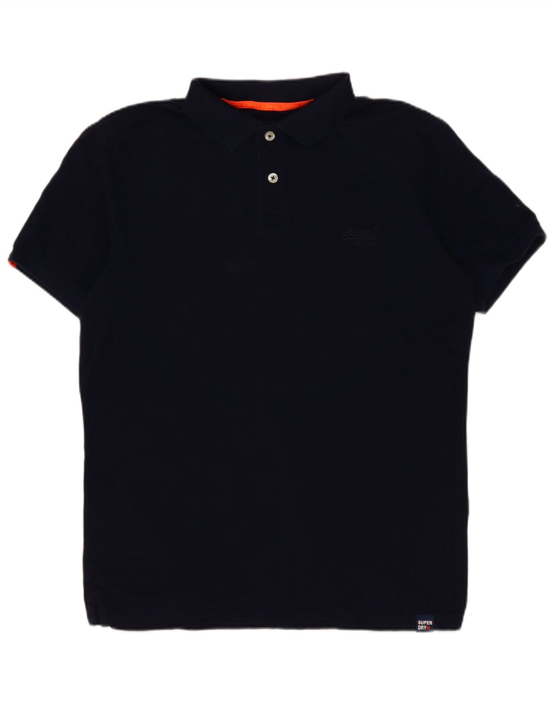 Superdry Herren-Poloshirt, Größe S, Marineblau, Baumwolle