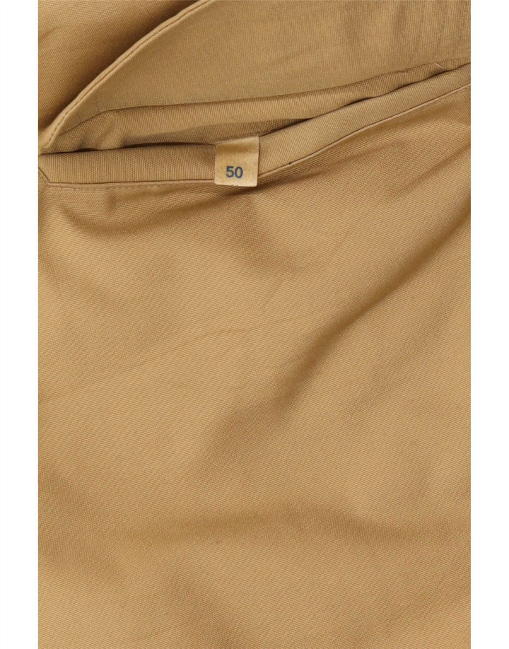 Vintage Herren Sherpa Mantel IT 50 Medium Beige