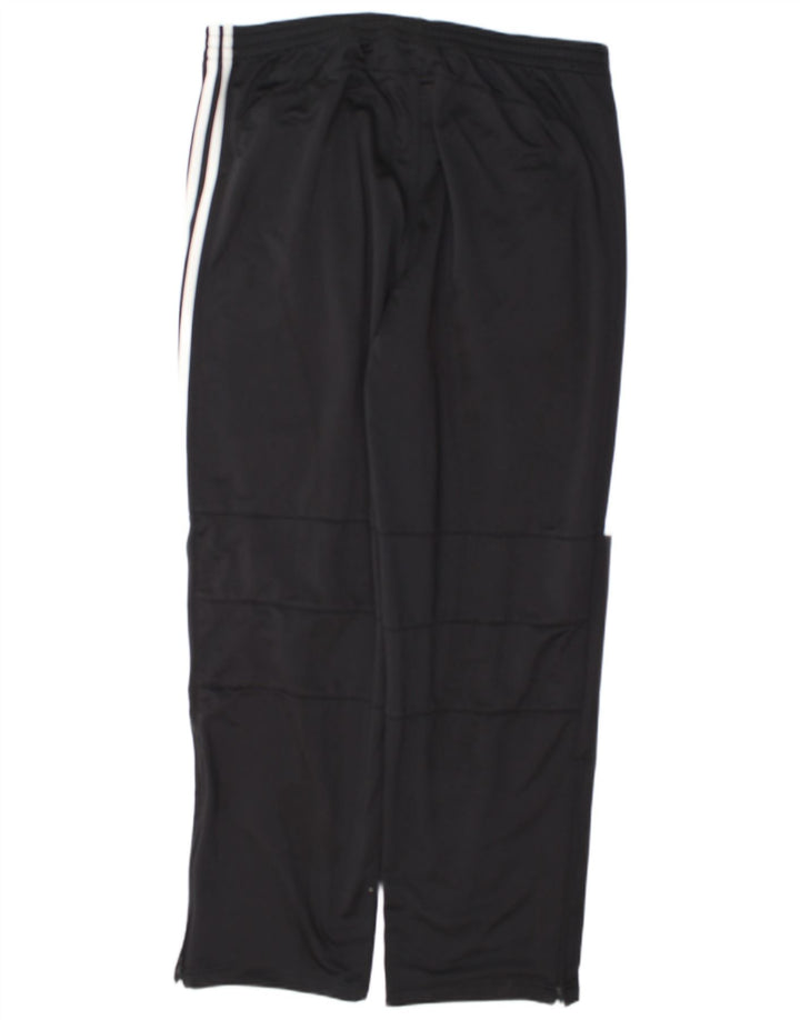 Adidas Herren-Trainingshose XL, schwarz gestreift, Polyester