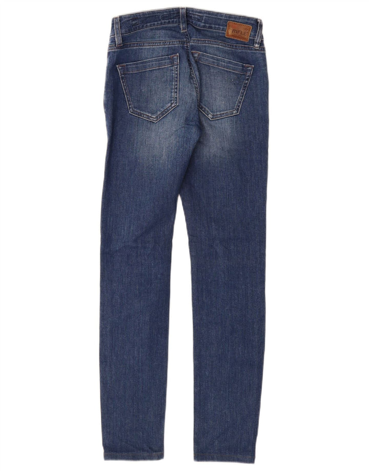 Rifle Damen Skinny Jeans W25 L28 Blau