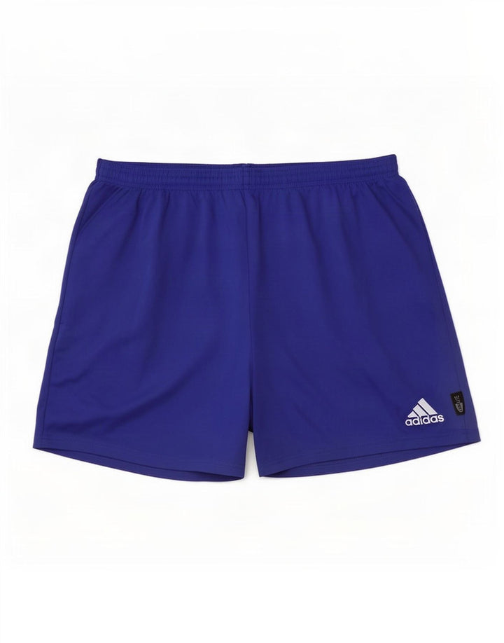 Adidas Herren Sportshorts UK 36 Large Blau Polyester