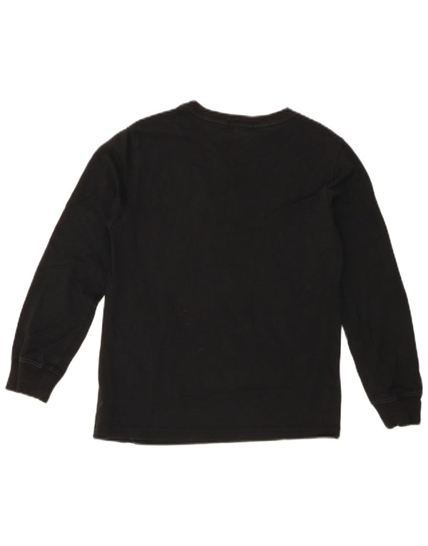 Polo Ralph Lauren Jungen-Top, langärmelig, 6–7 Jahre, schwarze Baumwolle
