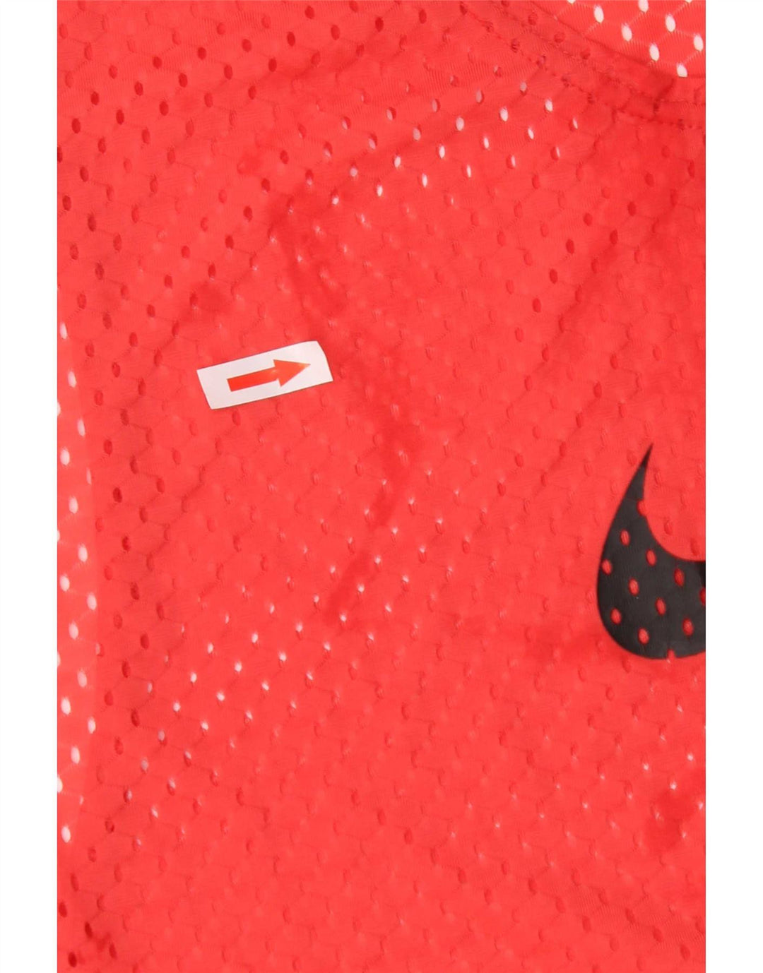 Nike Herren-T-Shirt mit Grafik, groß, aus rotem Polyester