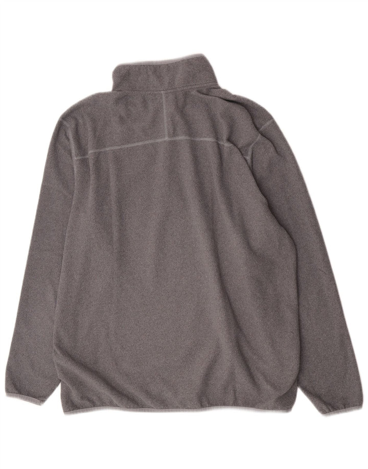 The North Face Herren-Fleecepullover mit Reißverschluss, 2XL, Grau, Polyester