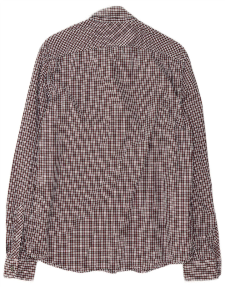 Timberland Herren Slim Fit Hemd Mittelrot Gingham