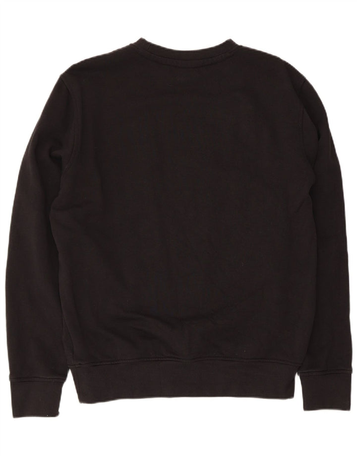 North Sails Herren-Sweatshirt-Pullover aus mittelschwarzer Baumwolle