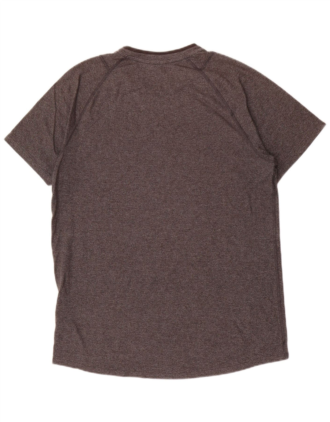 PUMA Herren Grafik-T-Shirt-Oberteil aus mittelgrau gefleckter Baumwolle